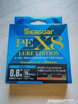 Изображение 1 : Плетеный шнур Seaguar PE X8 Lure Edition или обзор настоящего "японца"...